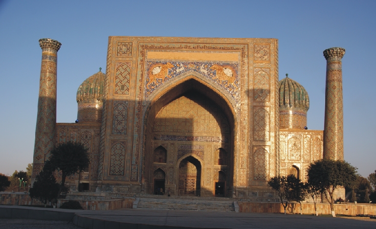 Samarkand: Sherdor Medrese am Registan